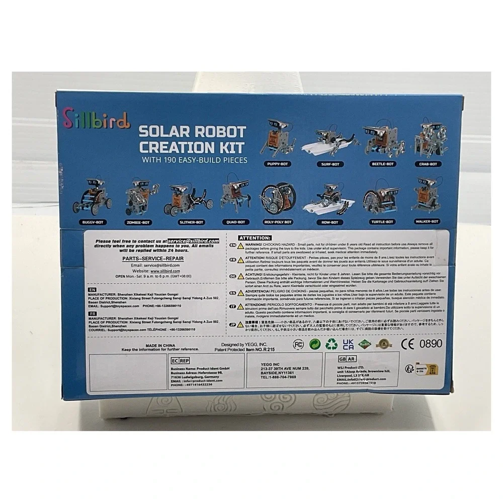 Sillbird Solar Robot‎ Creation Kit STEM 12-in-1